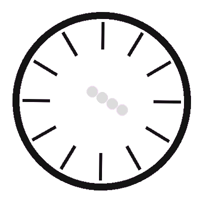 Preview for Minimalist Clock Sticker For Creative Designs