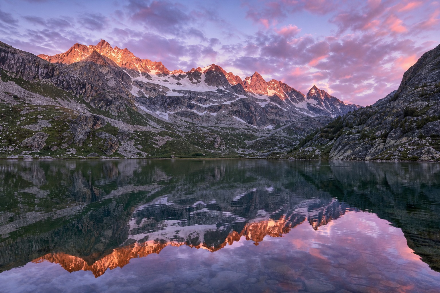 Preview for Moraine Lake Morning Alpine Sunrise Background