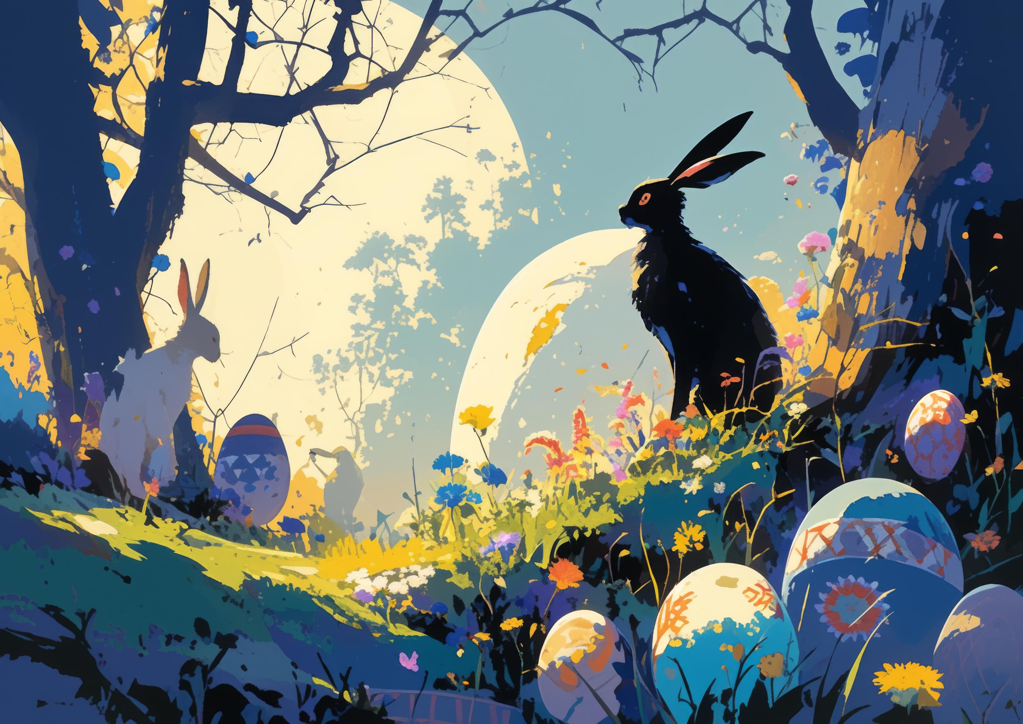 Preview for Easter-egg-hunt-scene-background-27b7c