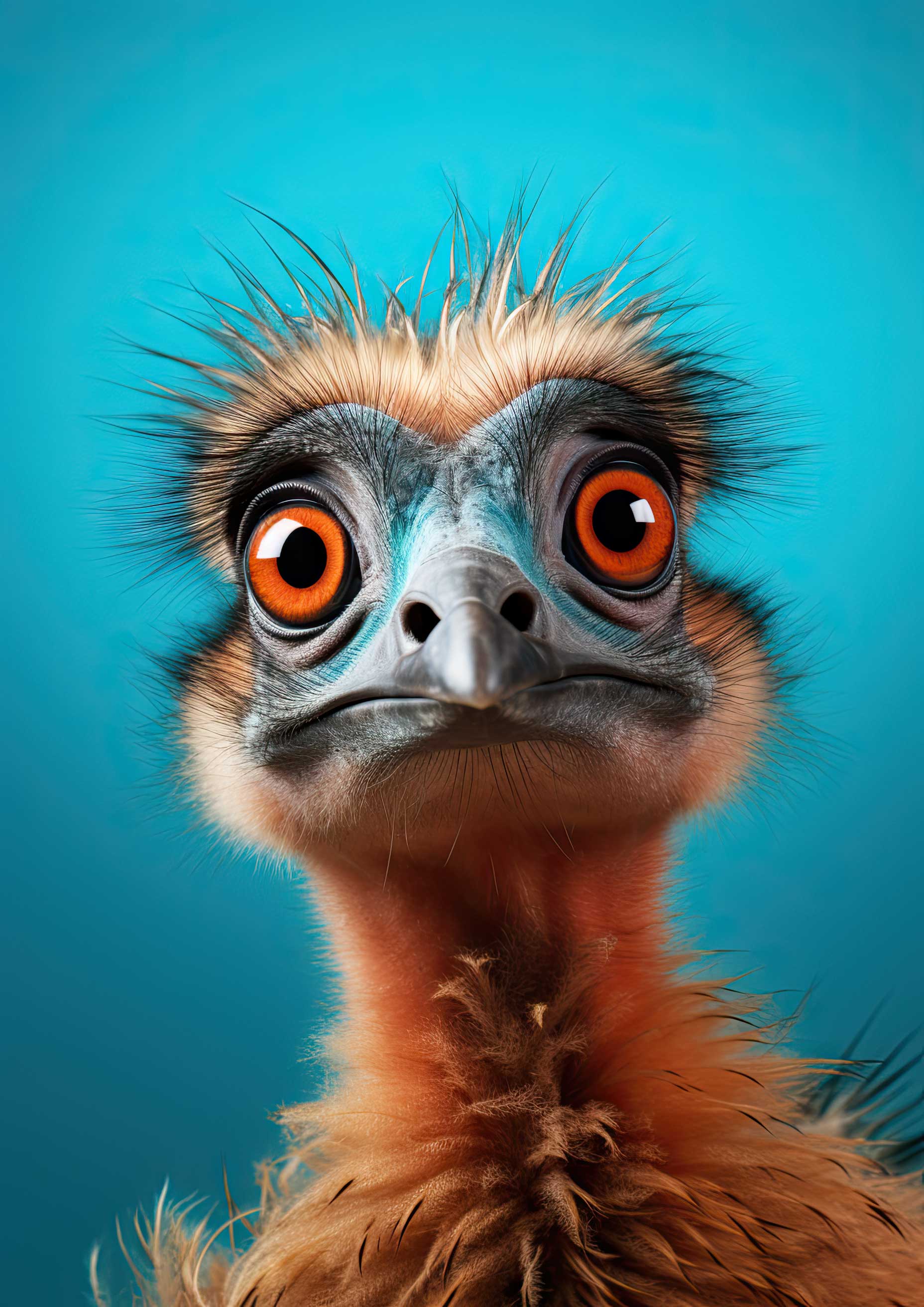 Preview for Ostrich-portrait-ai-animal-background-18ebd