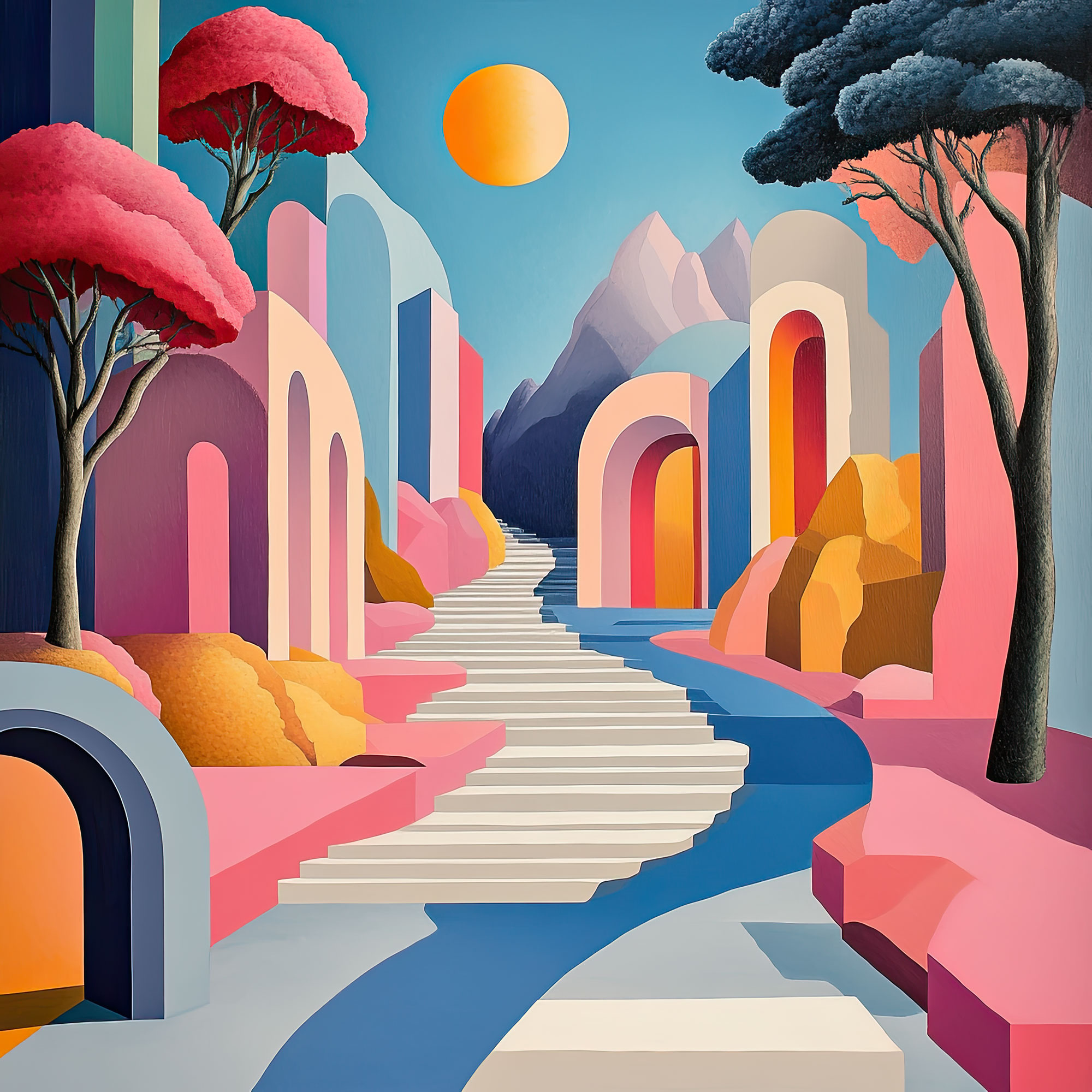 Preview for Modern-landscape-illustration-whimsical-backdrop-background-d1abd