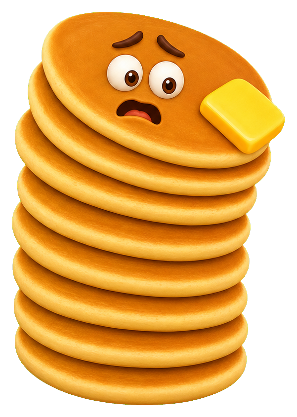 Preview for Wobbling Pancake Stack Sticker