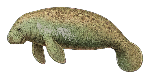 Preview for Manatee Vintage Sticker Graphic