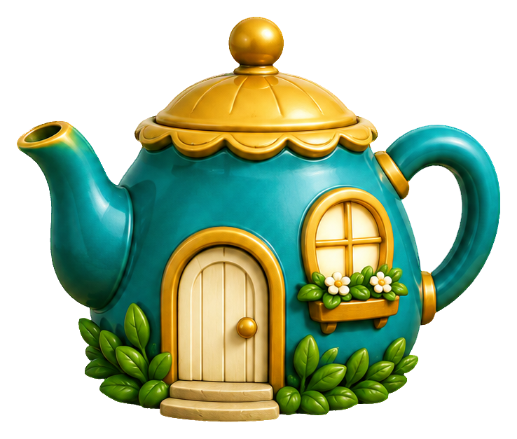 Preview for 3d Cozy Cottages Teapot Cottage