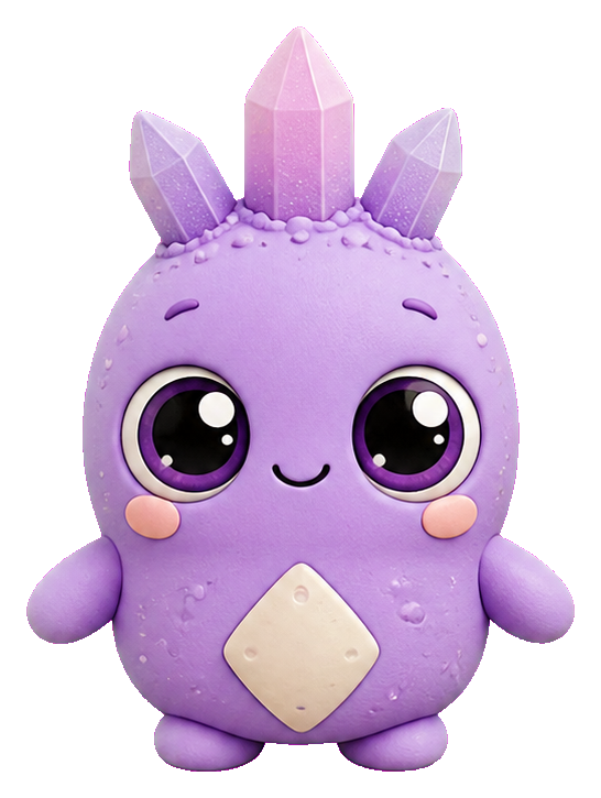 Preview for Lavender Prism Alien Sticker