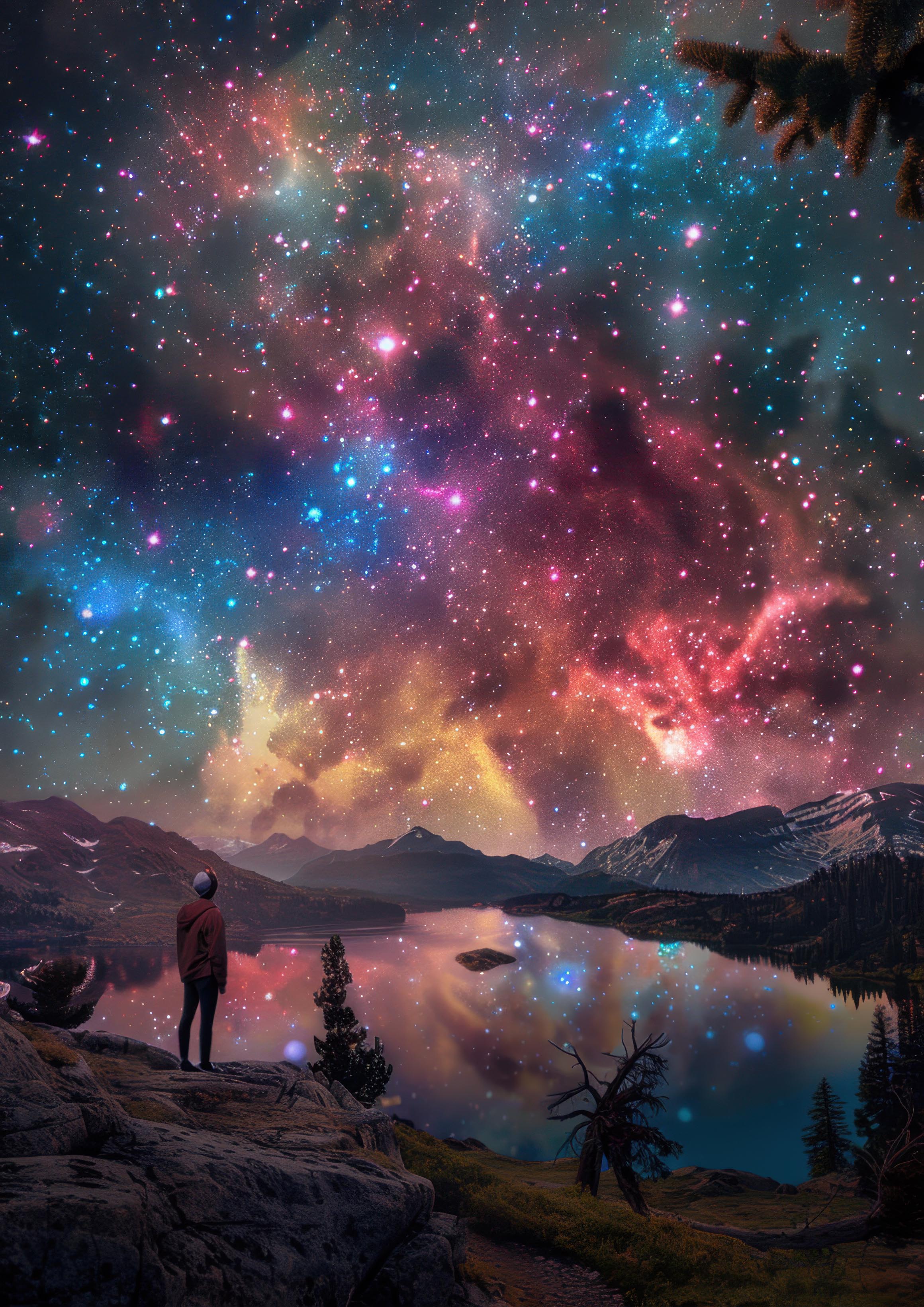 Preview for Cosmic-landscape-serenity-astrophotography-photo-background-43e50