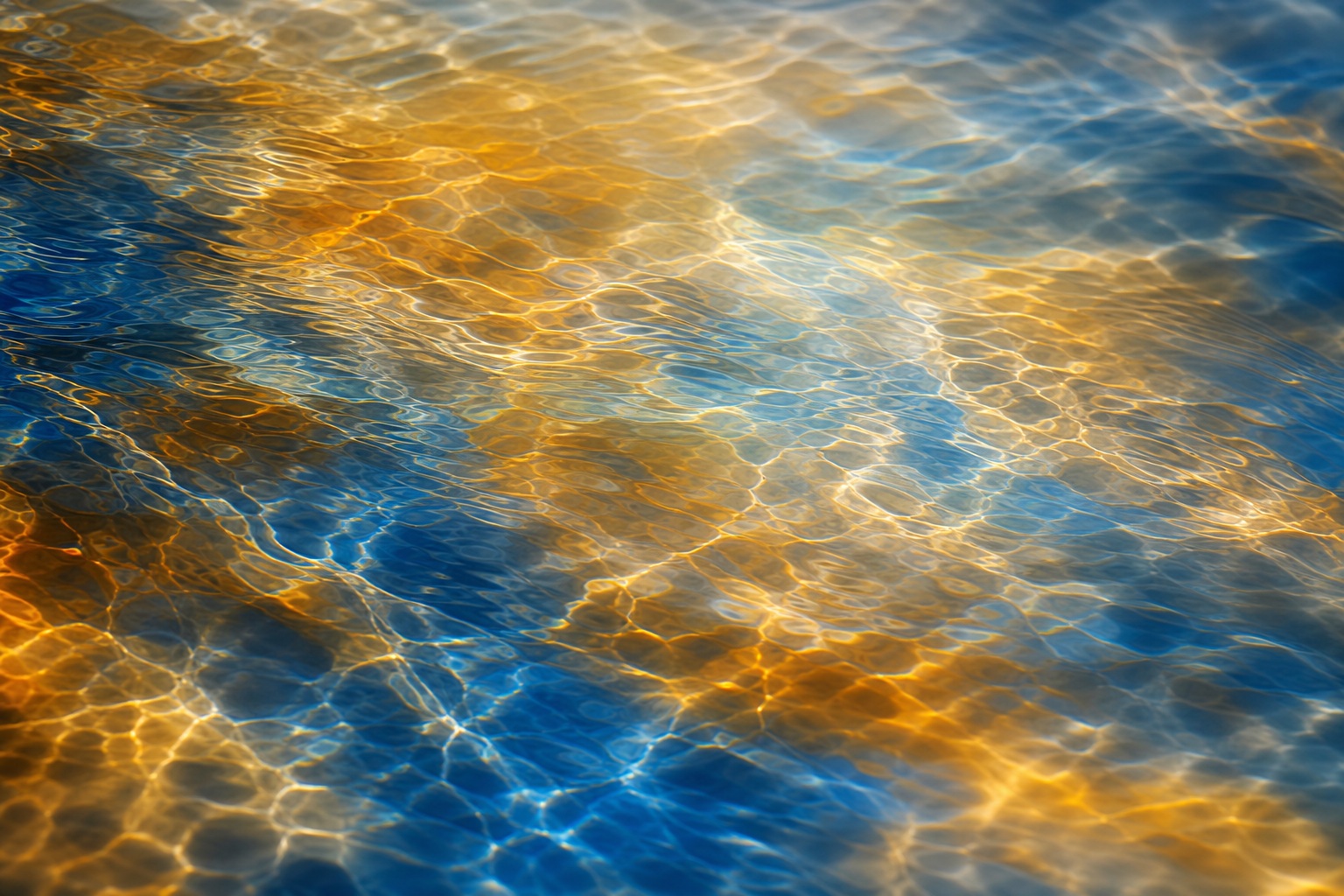 Preview for Amber Cobalt Caustic Drift Background