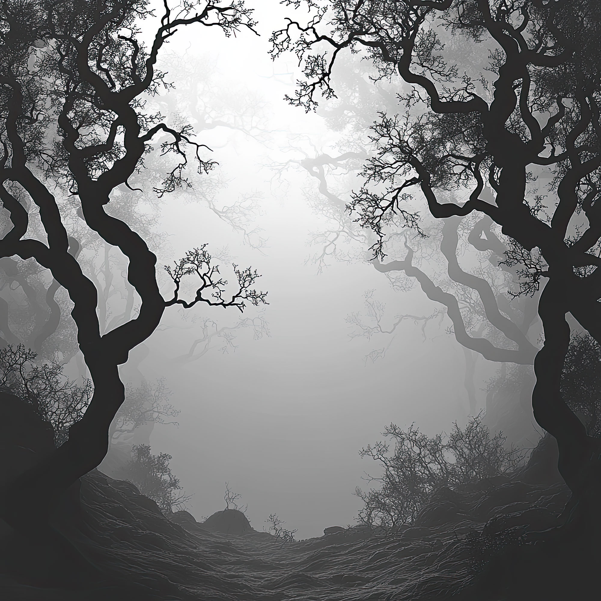Preview for Mysterious-forest-landscape-spooky-backdrop-background-0d979