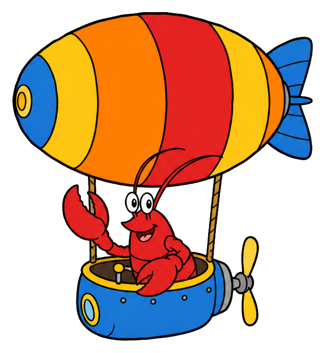 Preview for Lobster Airship Sticker