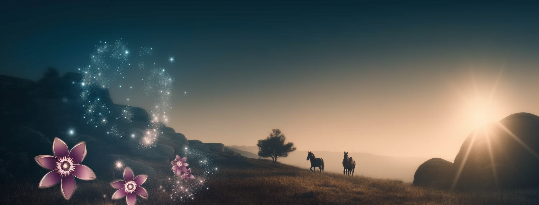 Preview for Serene-landscape-at-sunrise-ai-facebook-background-0ca03