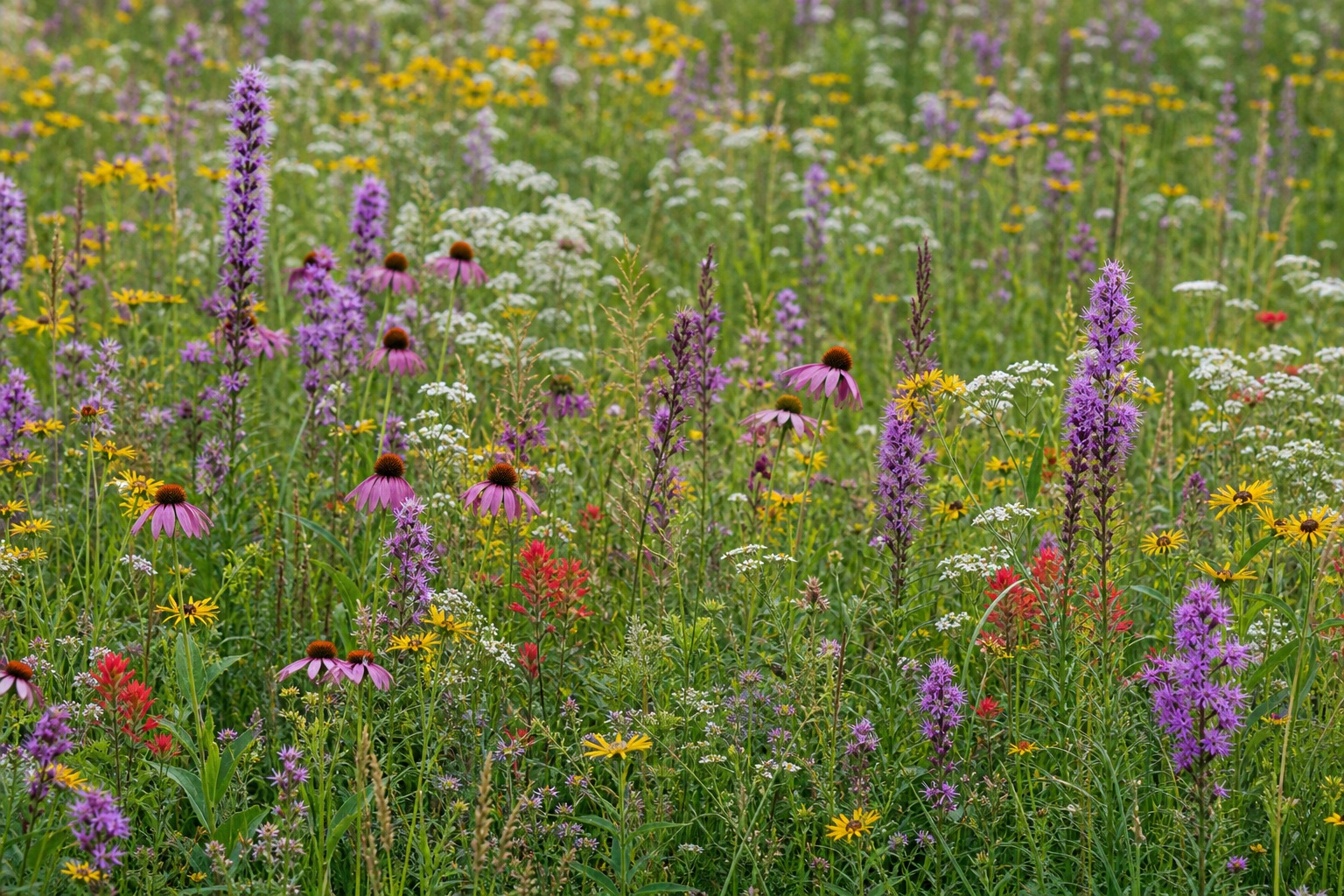 Preview for Wildflower Meadow Background Stock Image