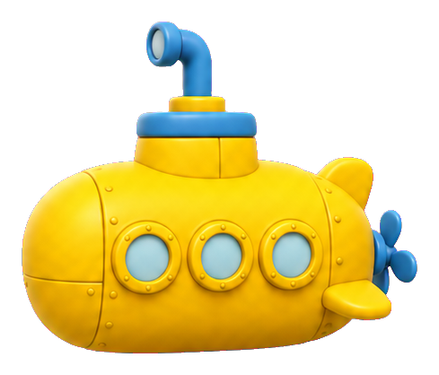 Preview for Submarine Sticker For Pizap Designs