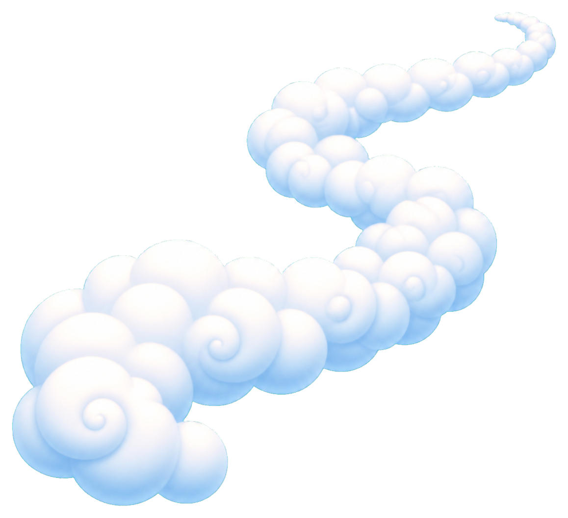 Preview for Cloud Ribbon Trail Sticker