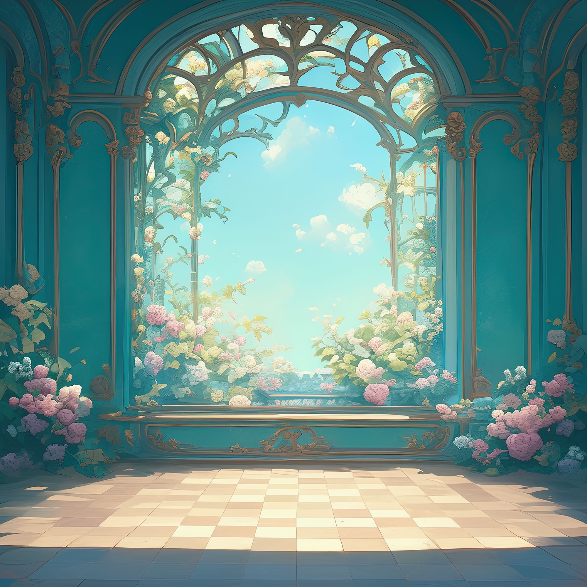 Preview for Luxury-interior-design-template-nature-backdrop-background-f87ef