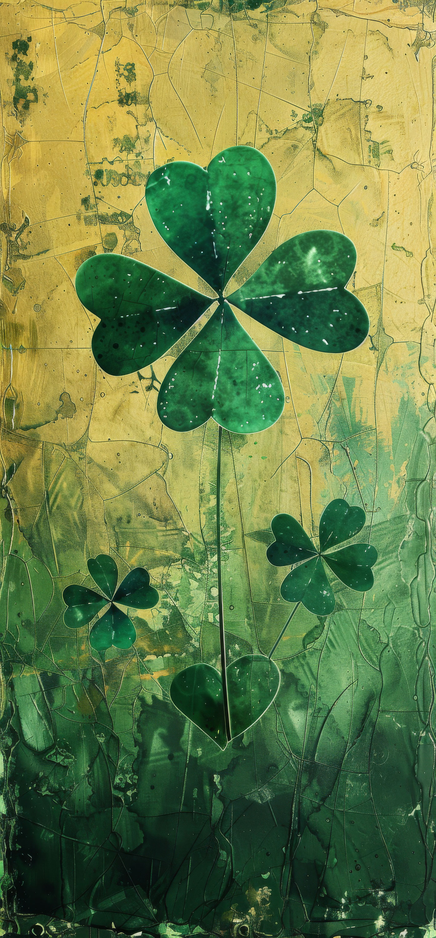 Preview for Vintage-four-leaf-clover-art-st-patricks-background-ff729