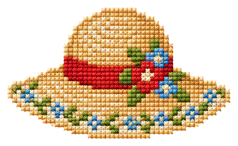 Preview for Cross Stitch Picnic Sun Hat