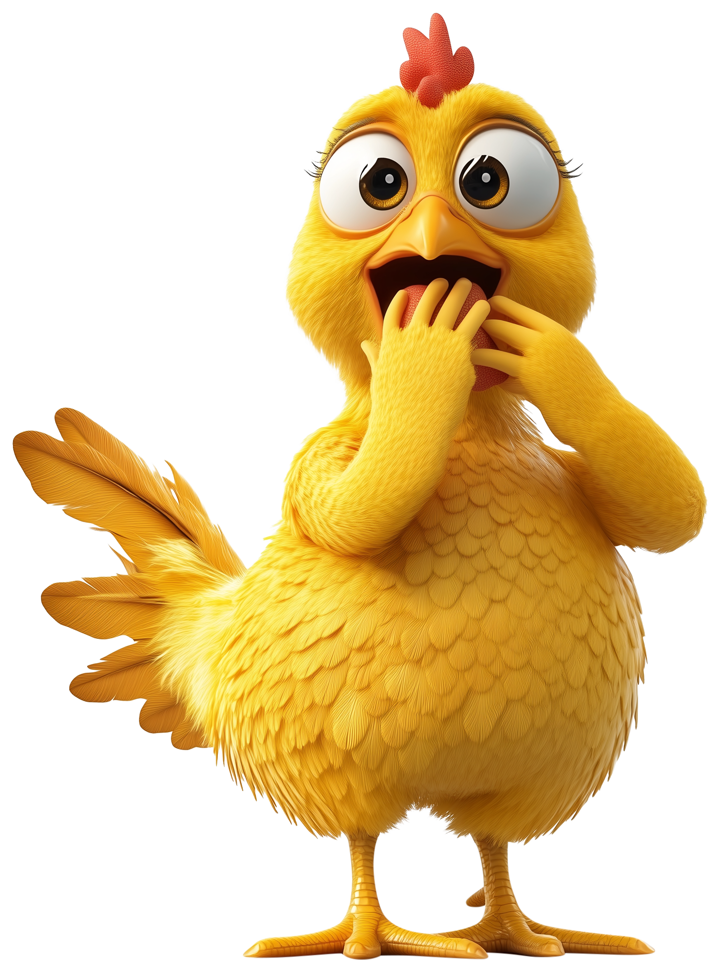 Preview for Cute Chicken Sticker Graphic