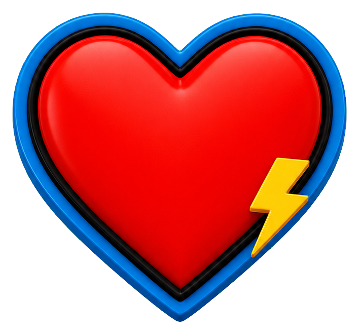 Preview for Power Heart Sticker Graphic