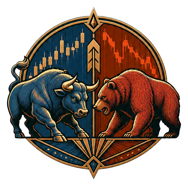 Preview for Bull Bear Faceoff Sticker