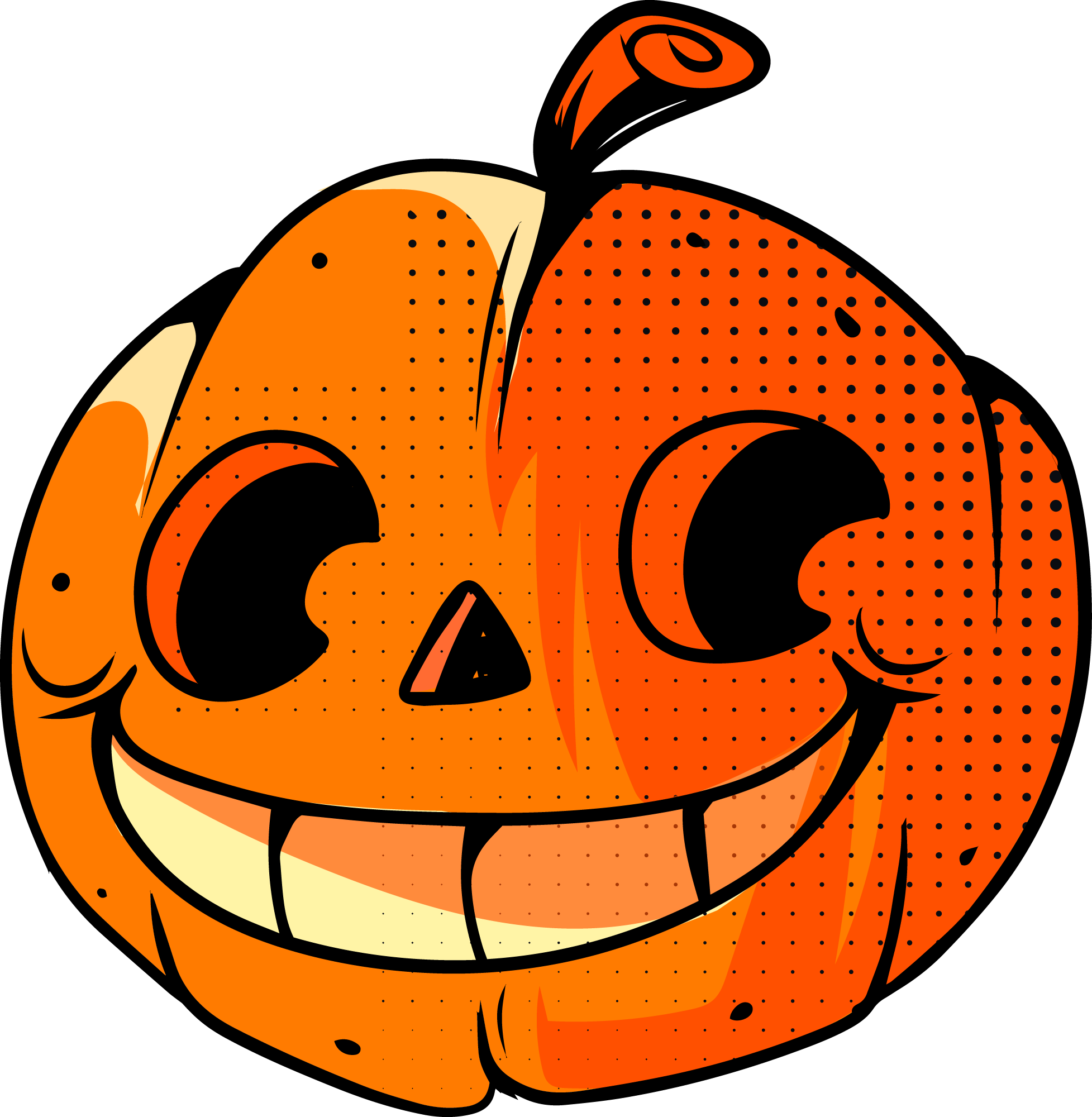 Preview for Halloween-jack-o-lantern-illustration-pumpkins-sticker-79328