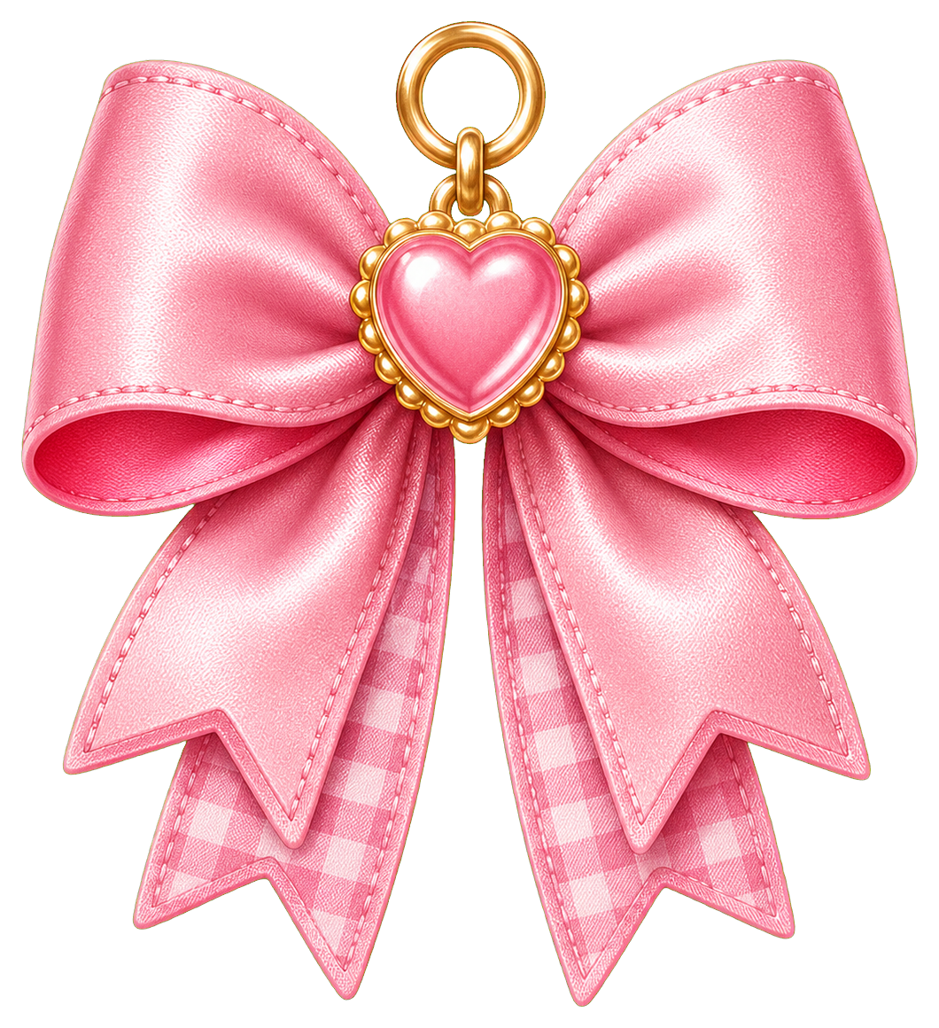 Preview for Kawaii Bow Charm Sticker