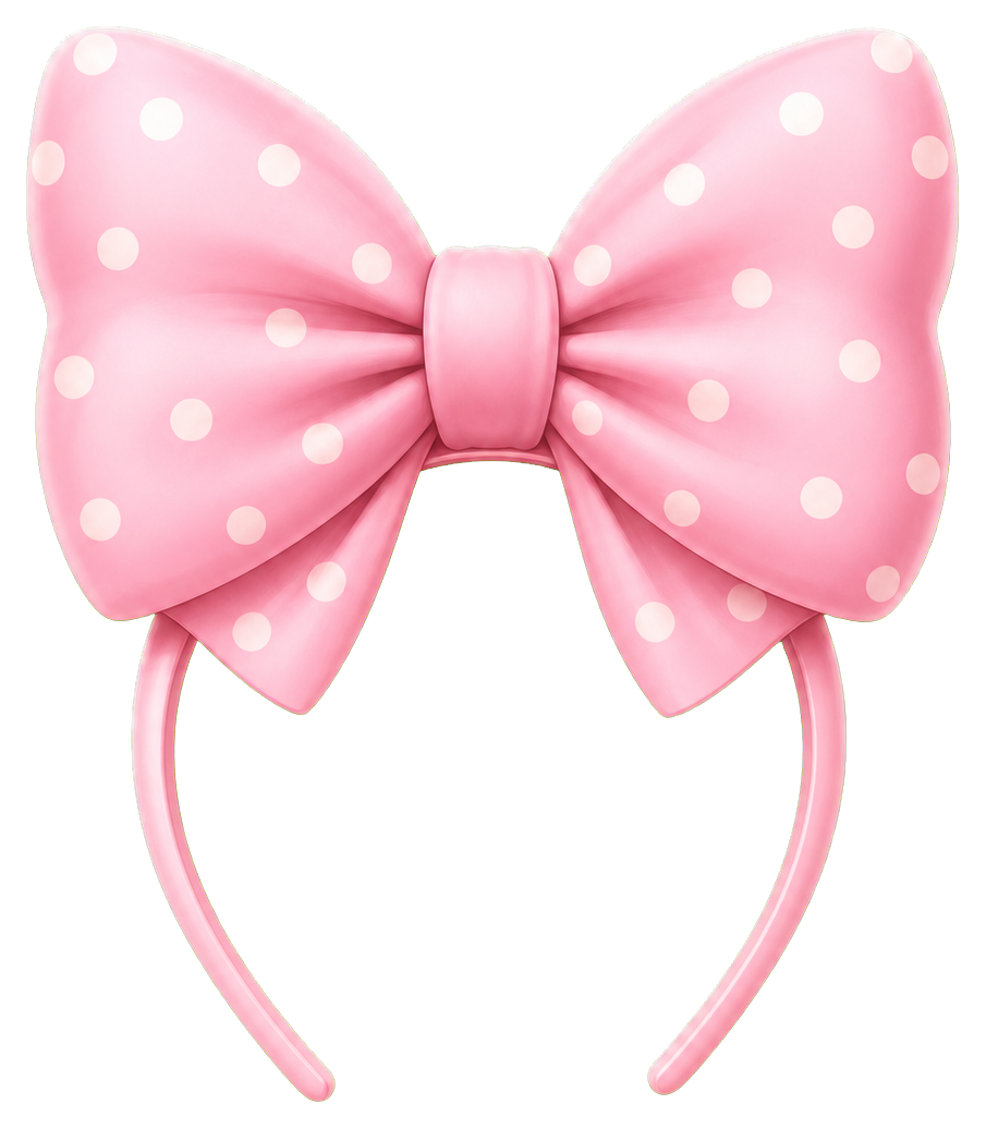 Preview for Pink Bow Headband Sticker