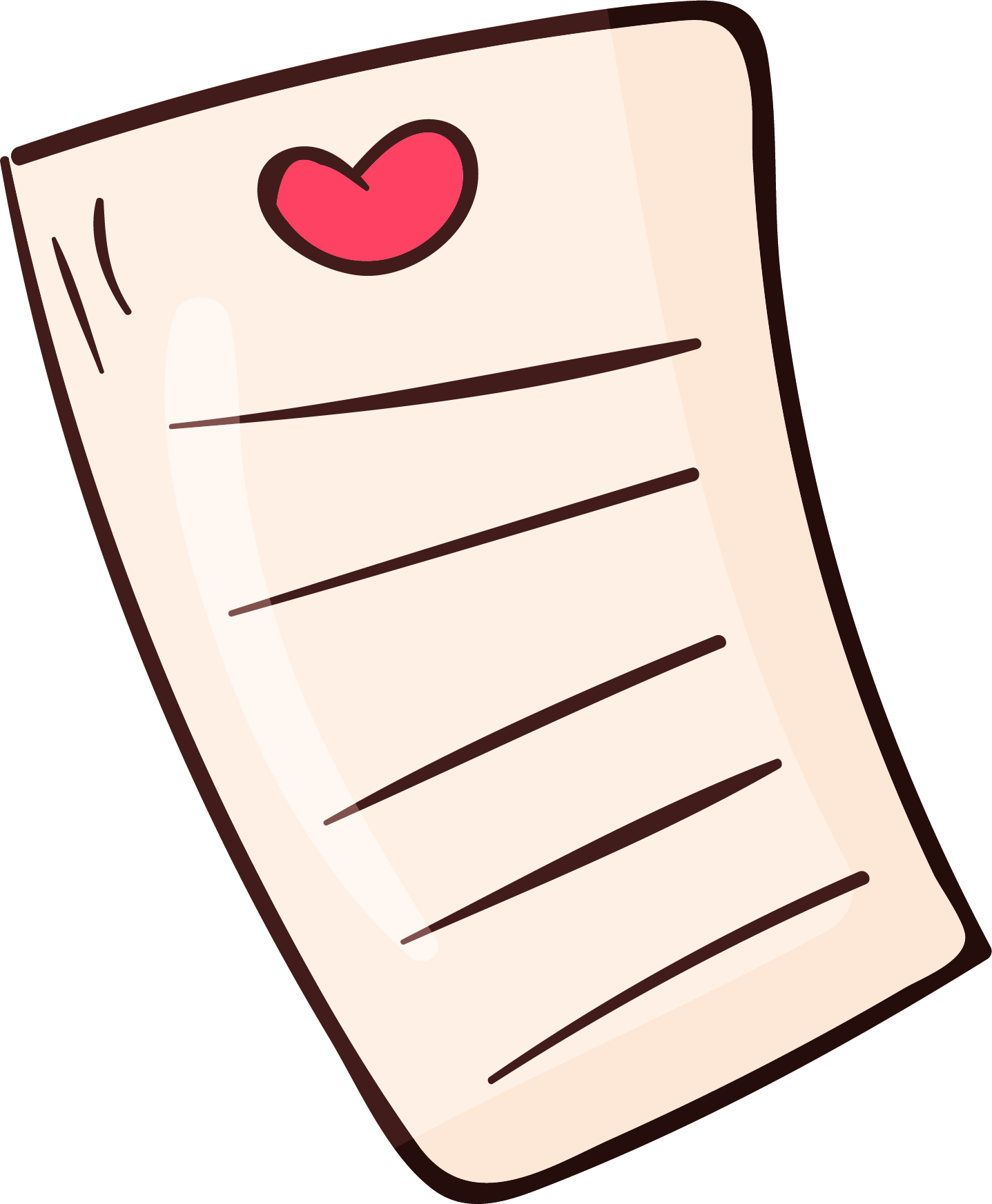 Preview for Love-letter-template-cute-love-sticker-ec500