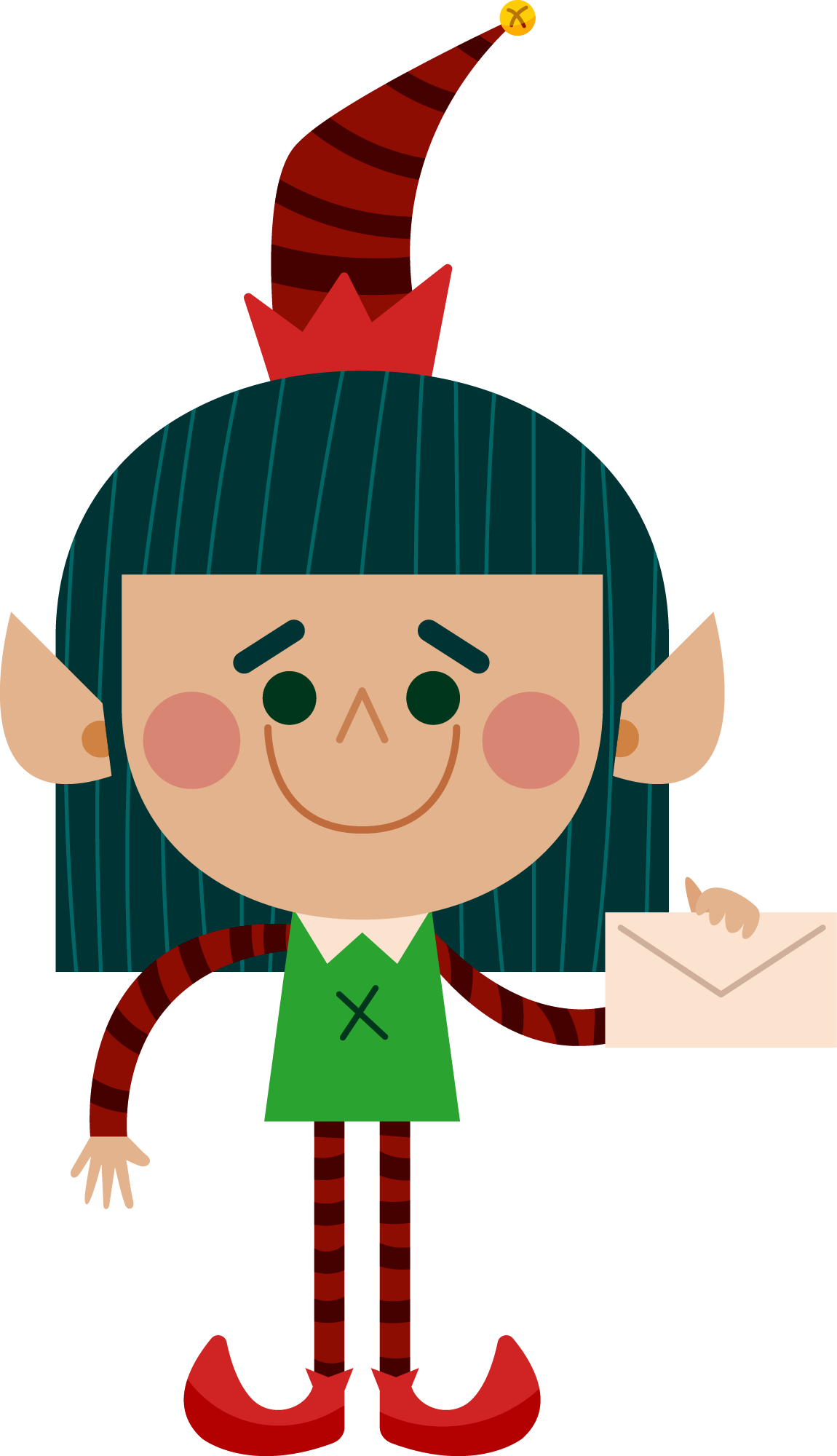 Preview for Christmas-elf-cartoon-character-sticker-e8829