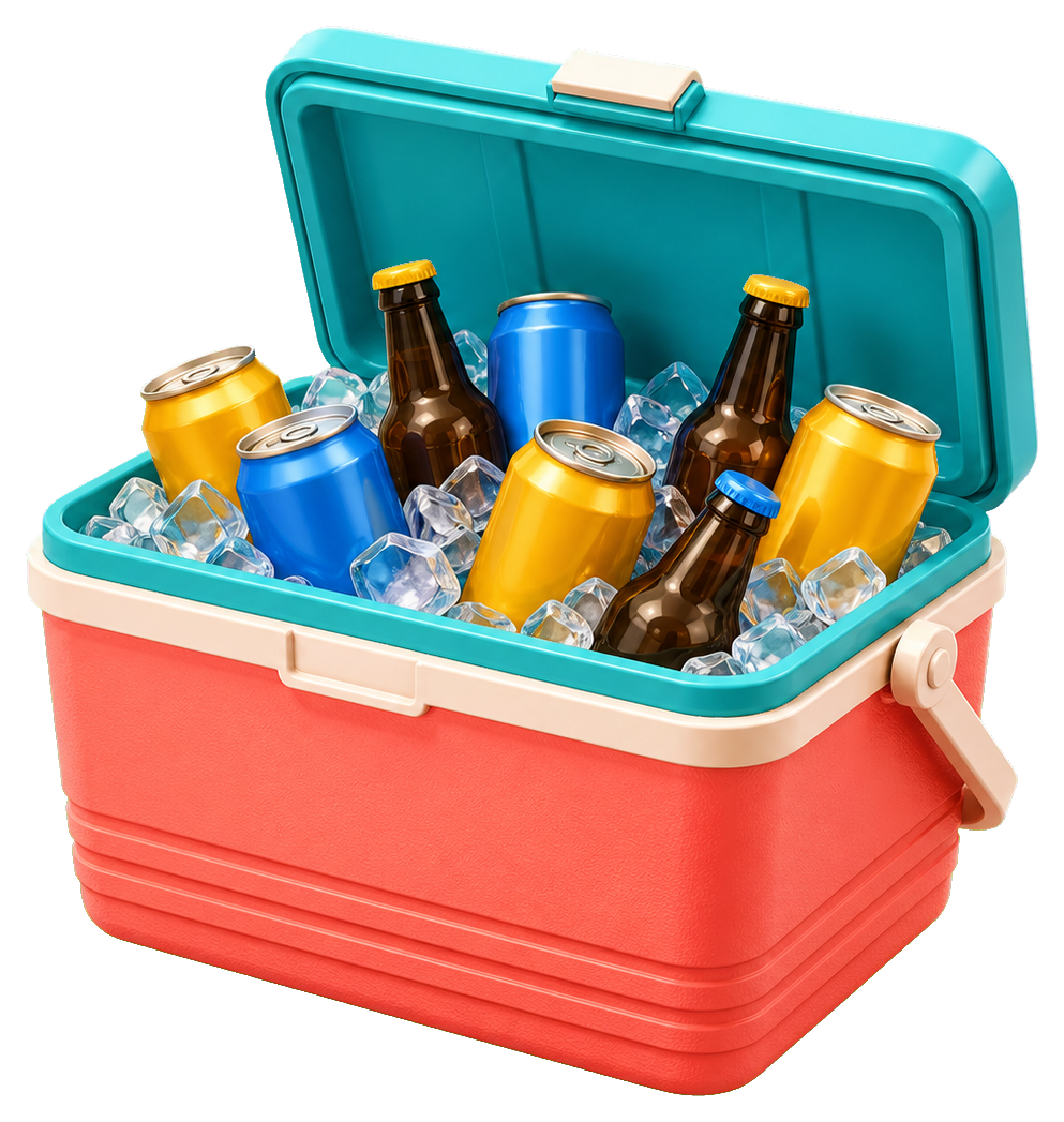 Preview for Cooler Drinks Sticker For Summer Designs