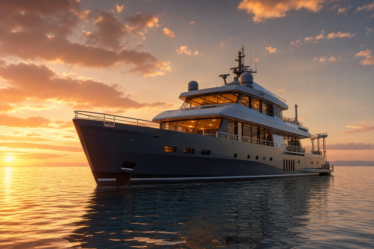 Preview for Motor Yacht Dawn Stock Background