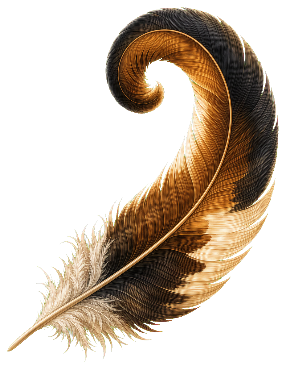 Preview for Eagle Feather Curl Sticker