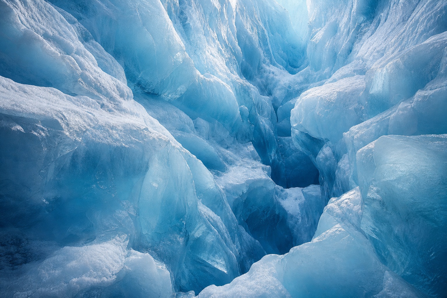 Preview for Blue Glacier Crevasse Texture Background