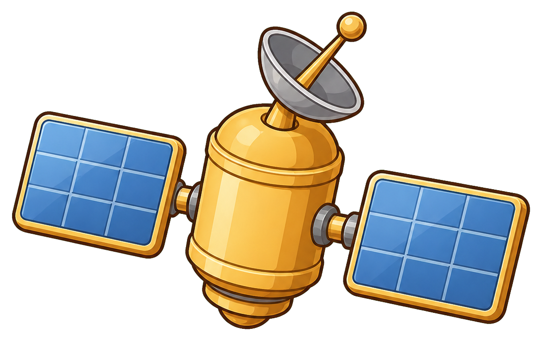 Preview for Blank Satellite Sticker Graphic