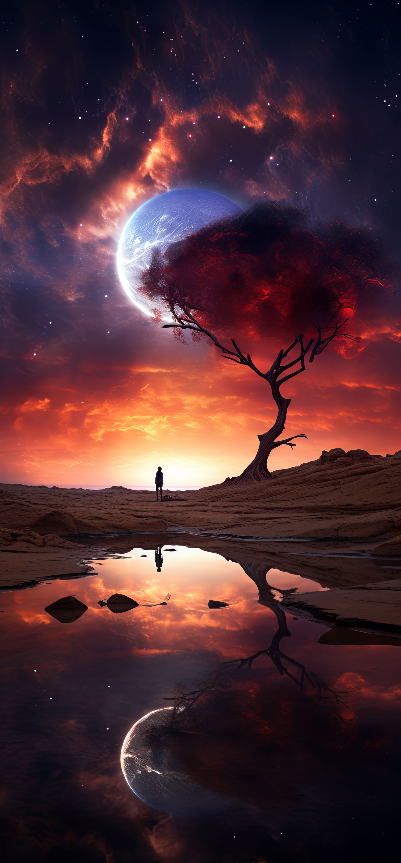 Preview for Surreal-moonlit-landscape-astrophotography-phone-background-3ee31