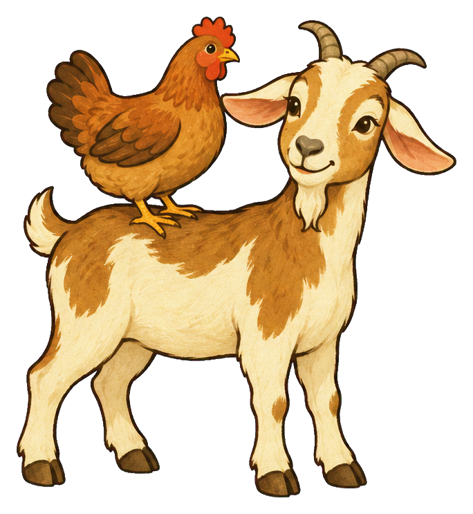 Preview for Goat And Chicken Friends