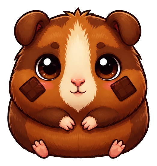 Preview for Brownie Cheek Guinea Pig Sticker