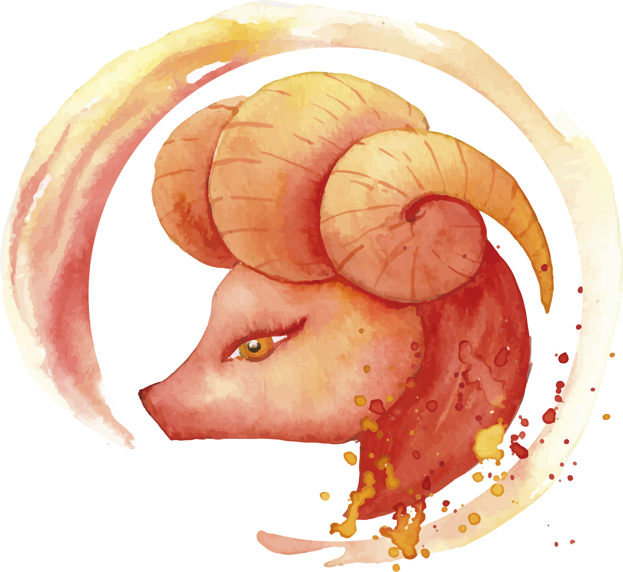 Preview for Aries-zodiac-illustration-sticker-25a67