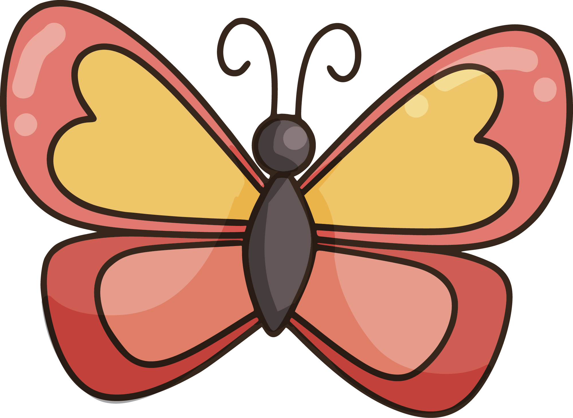 Preview for Colorful-butterfly-illustration-spring-sticker-8ee70