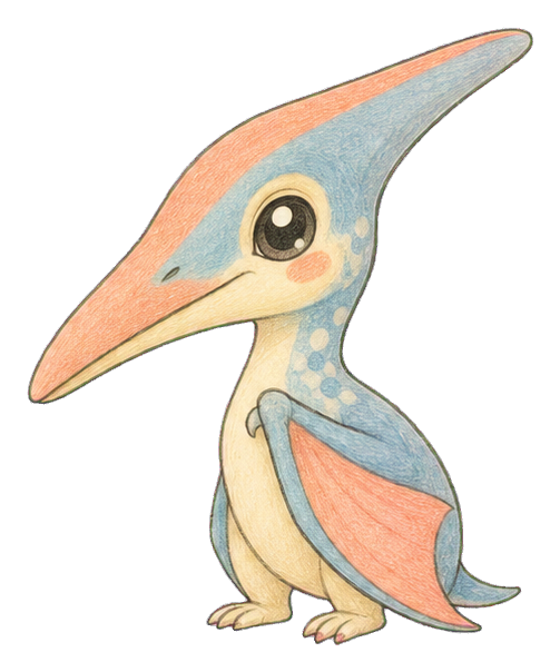 Preview for Pteranodon Kawaii Sticker