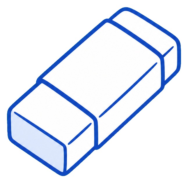Preview for Pencil Eraser Sticker Graphic