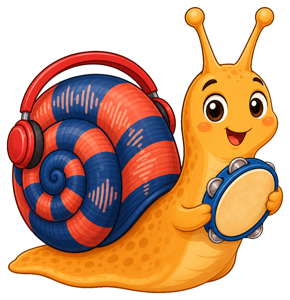 Preview for Music Snail Sticker For Creative Designs