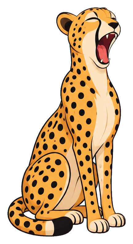 Preview for Yawning Cheetah