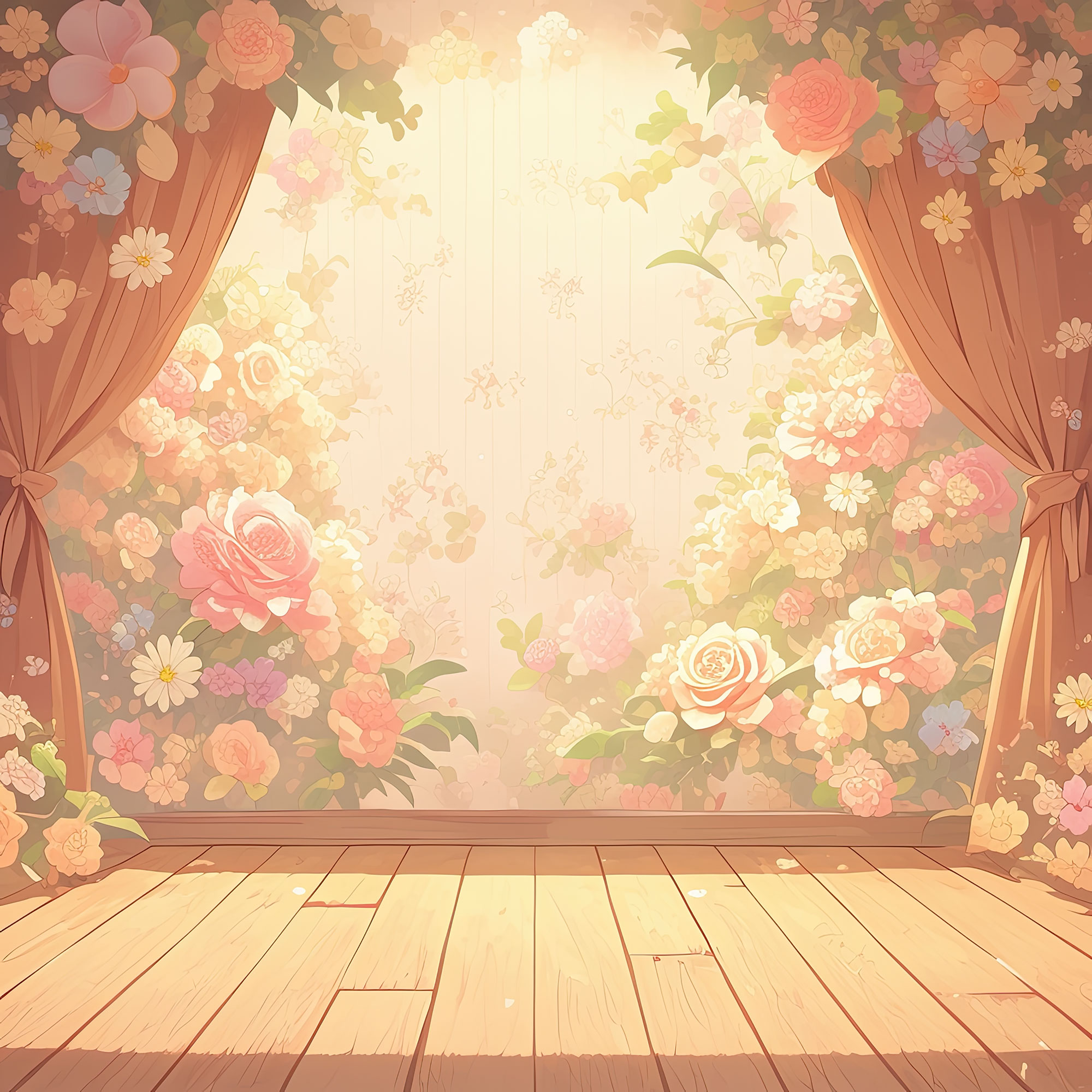 Preview for Floral-stage-backdrop-simple-backdrop-background-3272b