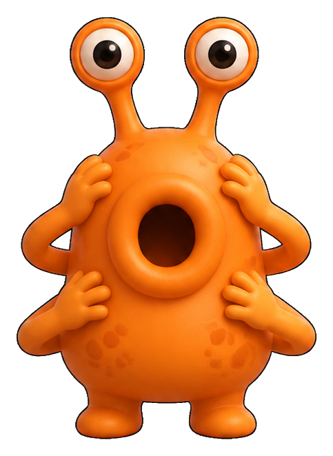 Preview for Donut Mouth Alien Sticker
