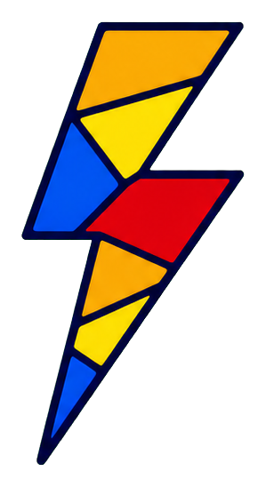 Preview for Stained Glass Bolt Sticker