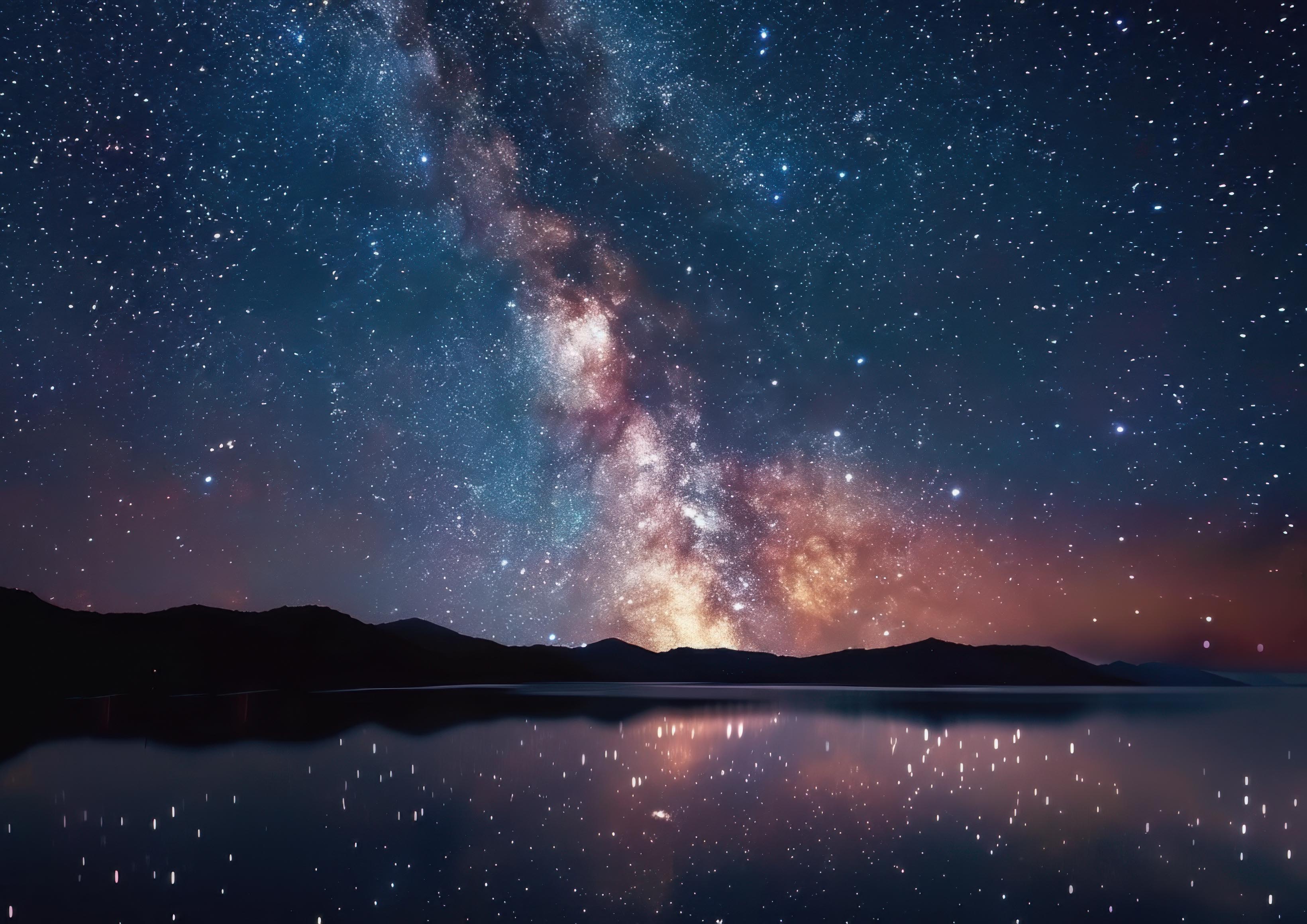Preview for Milky-way-reflection-night-sky-astrophotography-photo-background-7b8a5