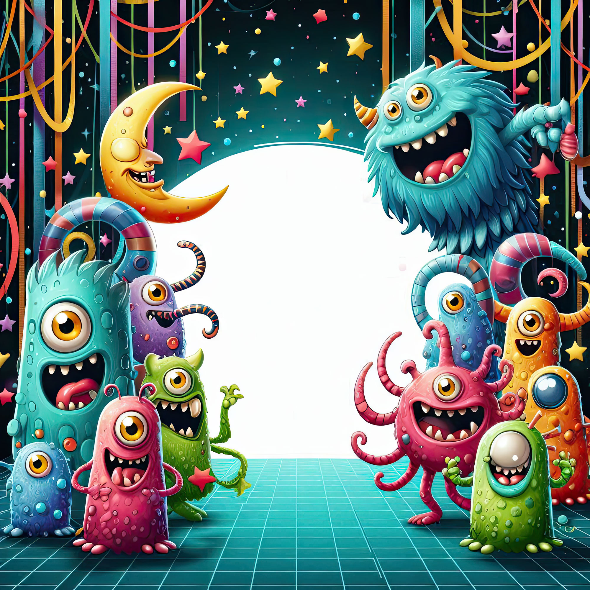 Preview for Fantasy-monsters-illustration-whimsical-backdrop-background-eb5bd