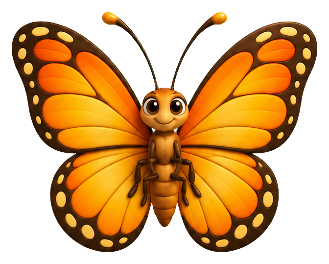 Preview for 3d Garden Animals Garden Butterfly