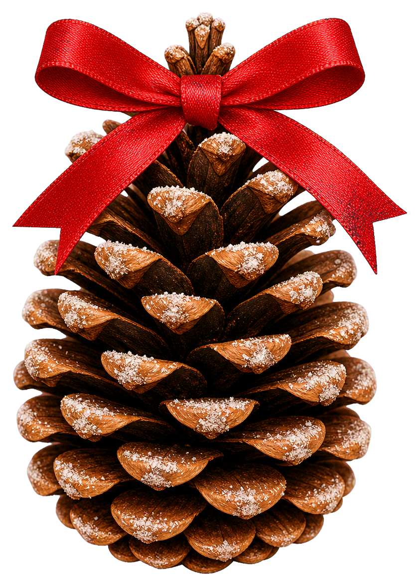 Preview for Christmas Pinecone Sticker Graphic