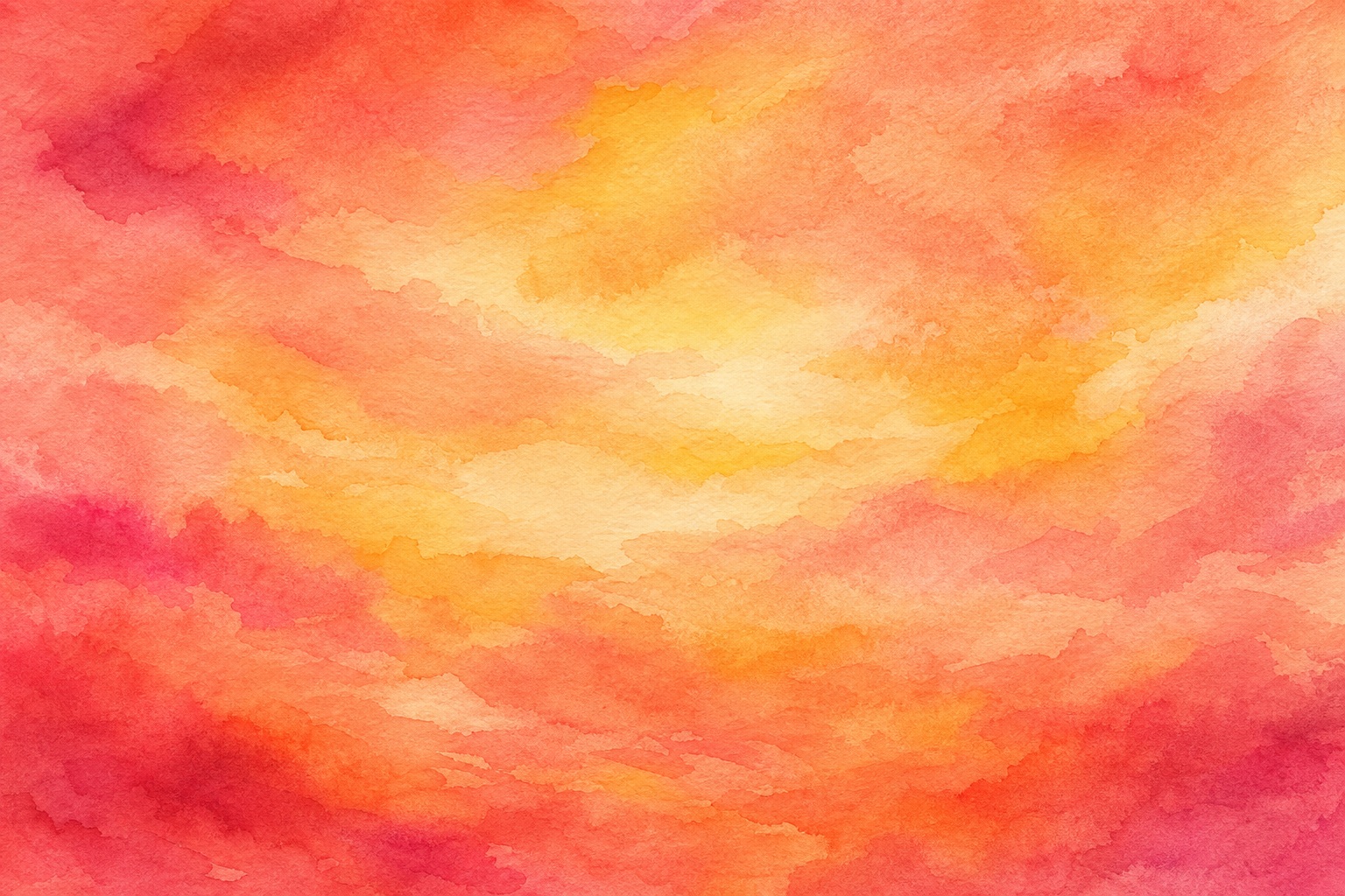 Preview for Coral Sunset Watercolor Wash Background